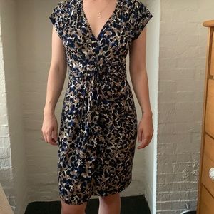 Laundry by Shelli Segal V-Neck Rouched Waist Dress